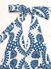 2026 Women's Summer Beach Halter Print Long Dress - Backless, Sleeveless, and Perfect for Vacation.