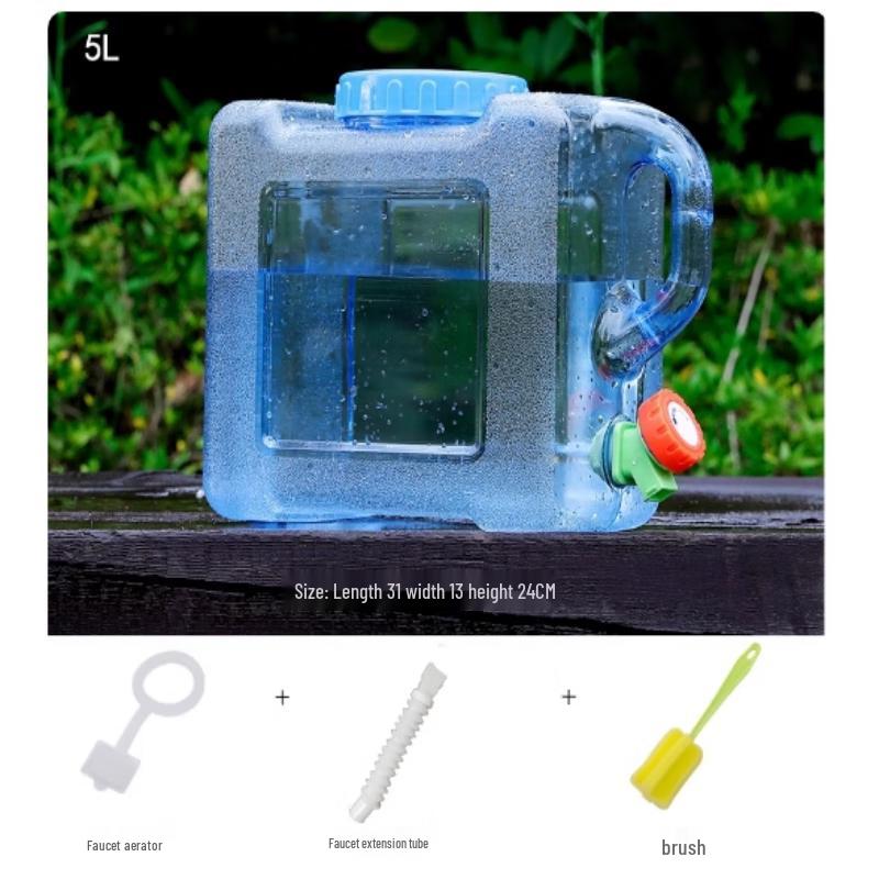 Portable Outdoor Water Storage Tank with Faucet