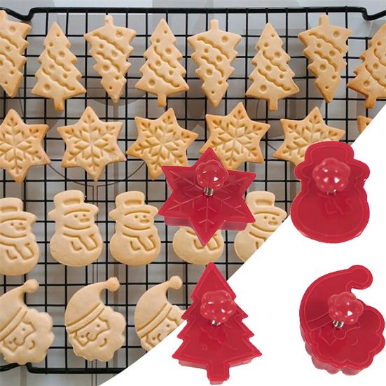 

Тиснение формы для рождественской темы, антипригарное покрытие, легкая форма для шоколадных пончиков для выпечки