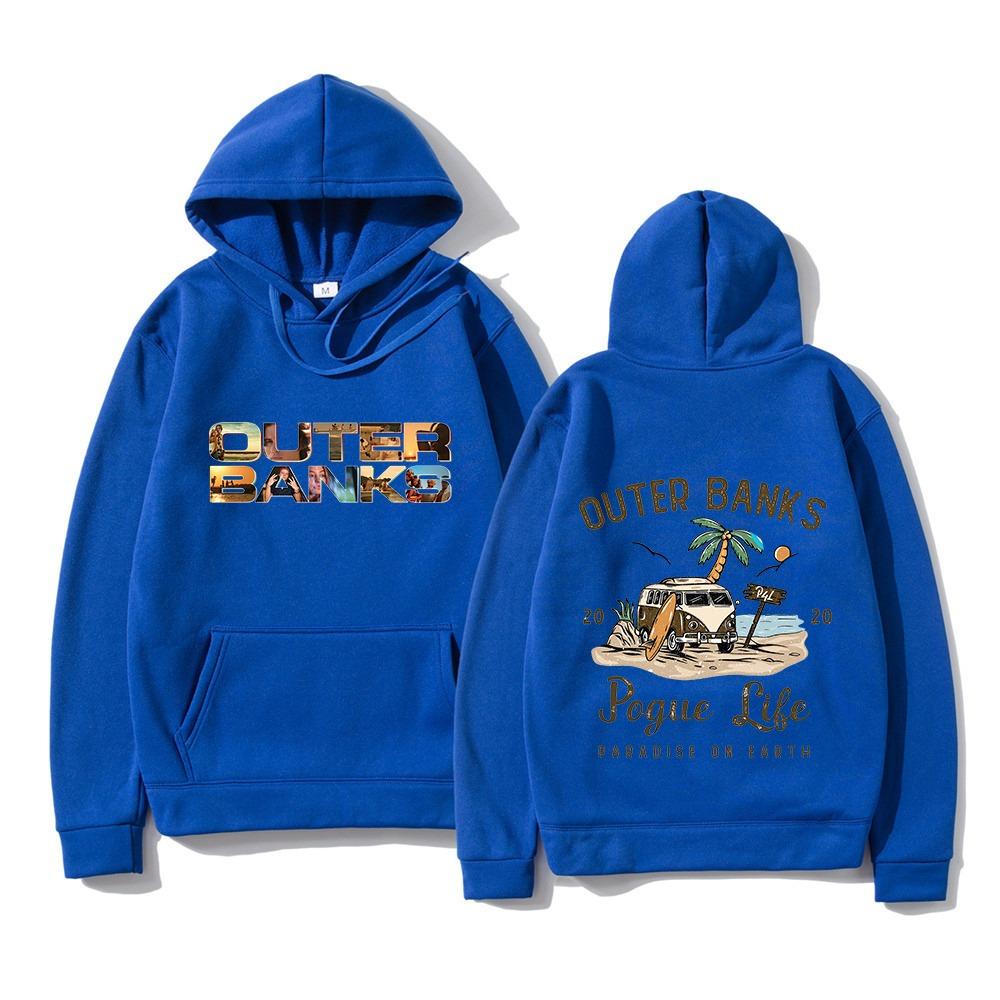 Outer Banks Hoodie Herren Hoodie Y2k Vintage Hoodies Jungen Mäntel Grafiken Herren Hoodie Sweatshirt Harajuku Damen Sweatshirt