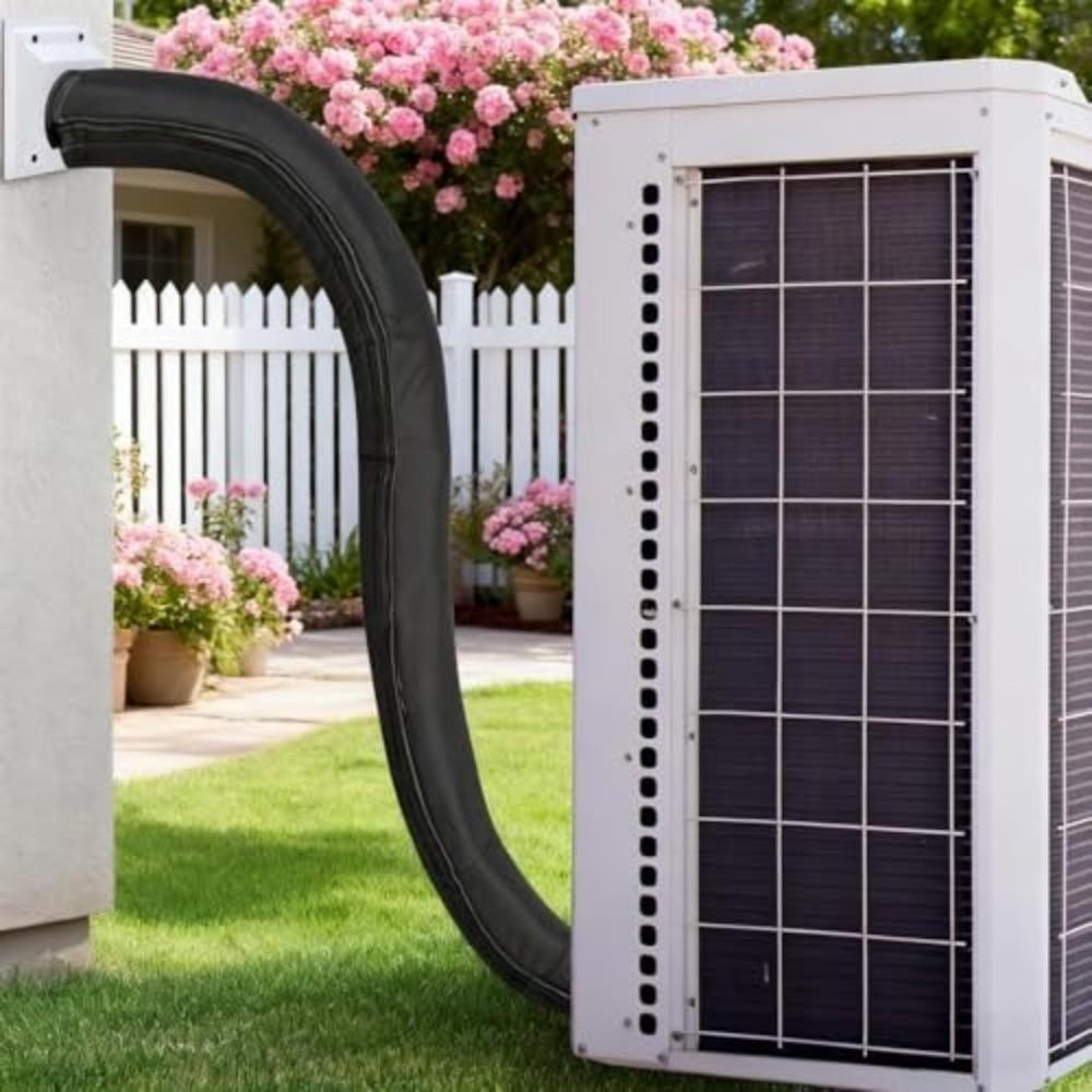 600D Oxford AC Pipe Insulation Covers 72x10.2 in HVAC Insulation Wrap  Outside Installation