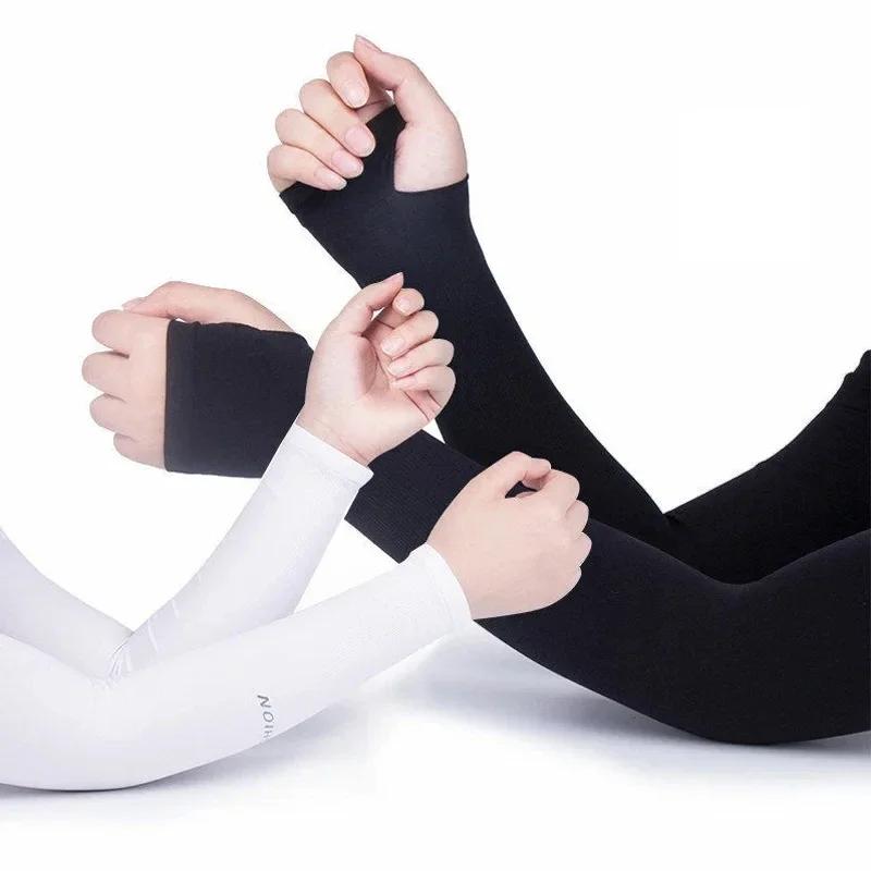 Mâneci unisex de protecție pentru brațe, femei bărbați, mâneci sport, protecție împotriva soarelui UV, acoperire pentru mâini, suport pentru alergare, pescuit, ciclism, schi