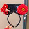Snake Year Ancient Style Gege Headband Flower Hanfu Headwear Chinese Style Headwear  Women