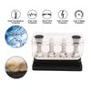 Power Distribution Junction Post 300A 4 M10 Stud Easy Installation Marine Bus Bar High Conductivity with Dust Cover for RVs