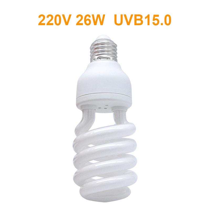 UVB Reptile Basking Lamp for Lizards, Turtles & Plants - 5.0/10.0 Calcium Supplement Ultraviolet Light