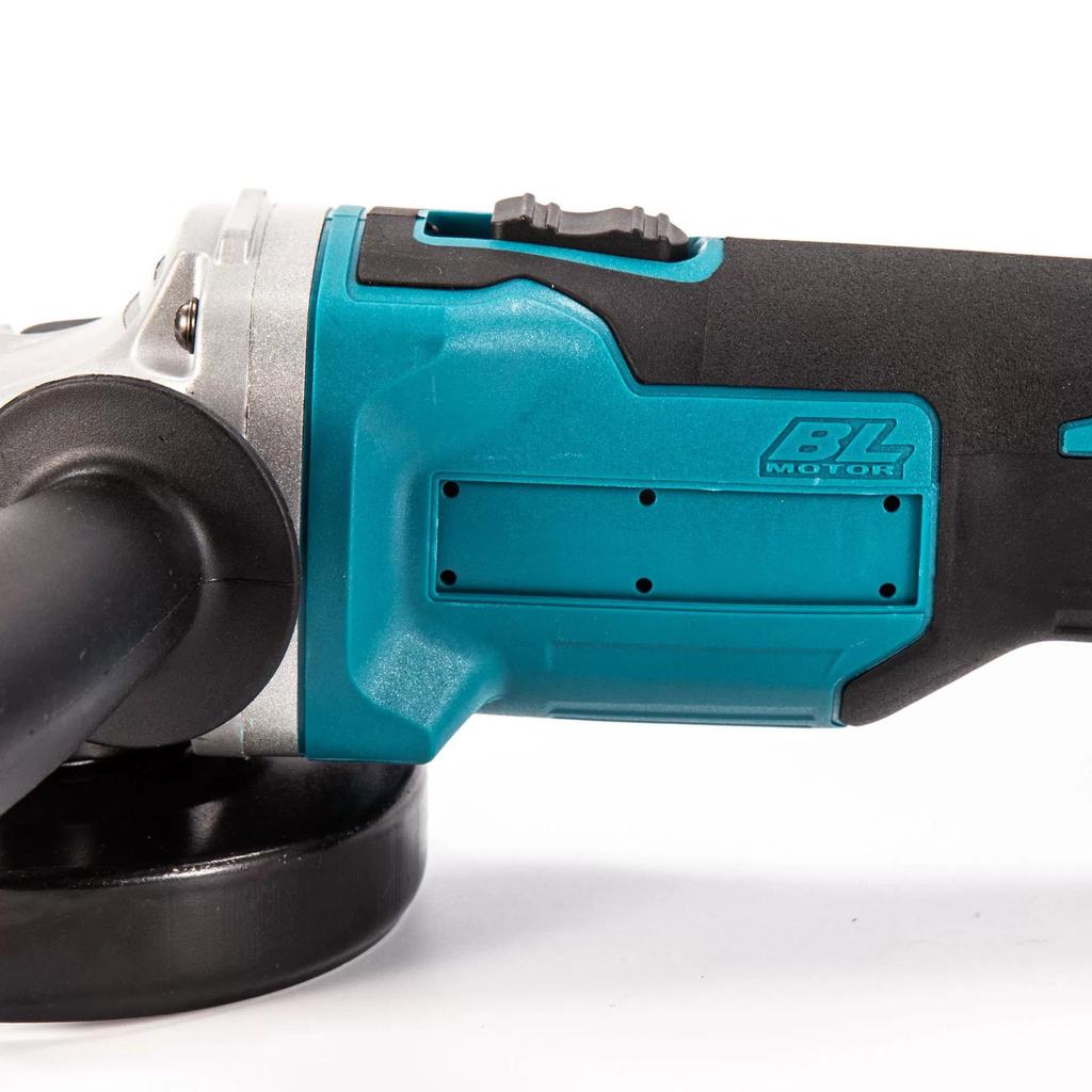 Cordless Brushless Angle Grinder with Rechargeable Lithium Battery - Electric Polisher and Handheld Cutting Machine
