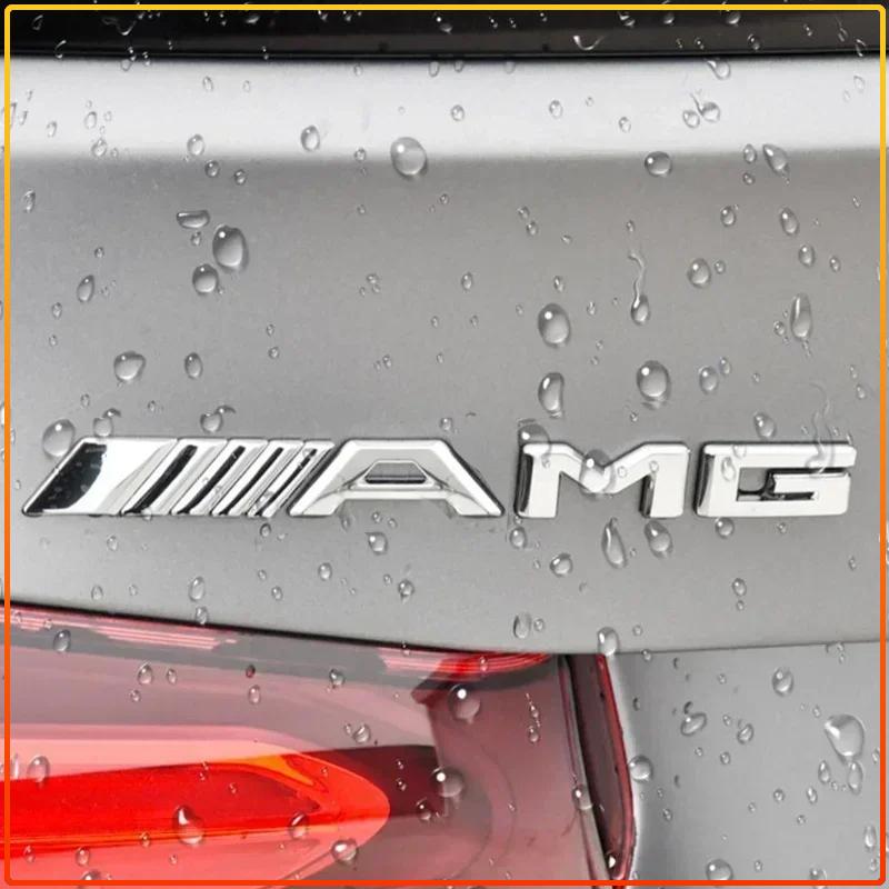 1Pc Auto Rear Body Sticker AMG Badge Logo Emblem for Mercedes Benz W204 W205 W211 W212 W213 W203 W169 W108 W220 X156 GLC A180 Car Label