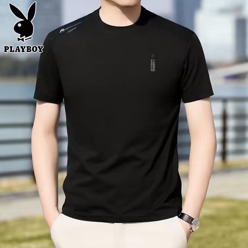 Playboy Men s Summer Loose Fit Short Sleeve T-Shirt M