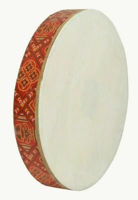 Folk Musical Instrument – Indian & Middle Eastern Wide-Body Frame Drum (Duff)