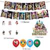 G&Gravity F-Falls Theme Birthday Party Decoration Cartoon Backdrop Banner Cake Topper Number Balloon Baby Shower Party Supplies