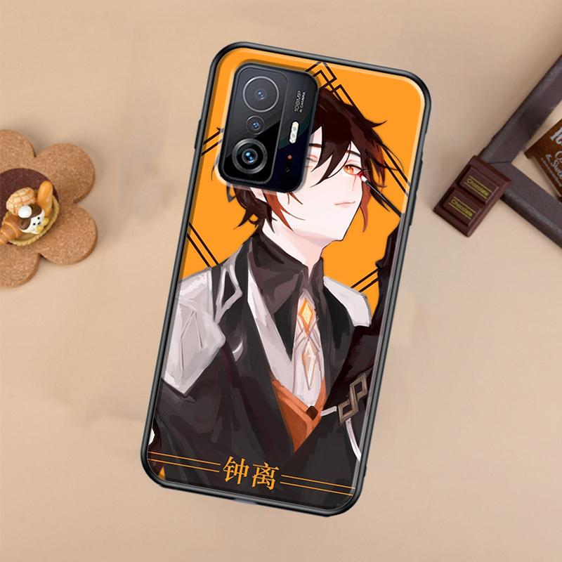 Genshin Impact Zhongli Case For Xiaomi POCO X7 X6 X5 X3 Pro F3 F5 F6 M6 Pro 13 14 Ultra 11T 12T 13T 14T Pro Cover