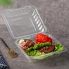Disposable 3-Compartment Food Container Box
