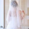 Elegant Lace Bridal Veils With Embroidery Flower Tulle Mantilla Women Church Shawl Wrap For Wedding And Special Occasion
