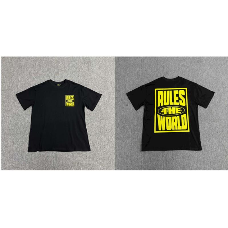 CORTEIZ Short Sleeve T-Shirt Men Women American Street Style Graphic Print 4 Styles Casual Teen Tee