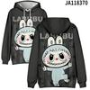 2025 New LABUBU Printed Children's Hoodie Cute Cartoon Style Girls' Hoodie Sportswear Casual Comfortable Style Top