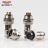 Delixi GX20 Gerade 4-Pin Vergoldetes Luftfahrt-Steckverbinder-Set