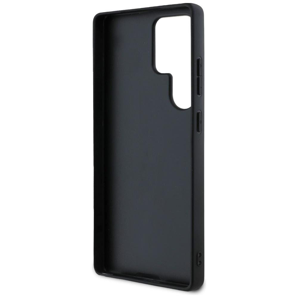 Guess Fixed Glitter Big 4G Metal Case for Samsung Galaxy S25 Ultra Black