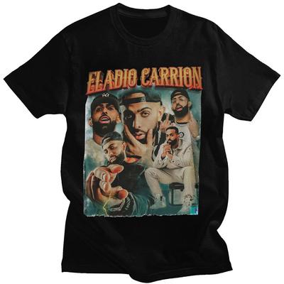 Eladio Carrion Graphics T Shirt Women Men's Short Sleeve T-shirt Harajuku Streetwear American Rapper Fashion Oversized Tee Shirt