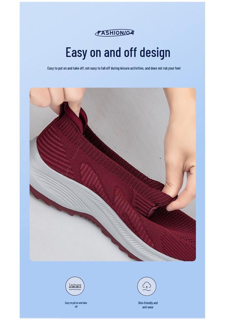 Men's Non-Slip Breathable Summer Walking Shoes for Middle-Aged and Elderly Fathers