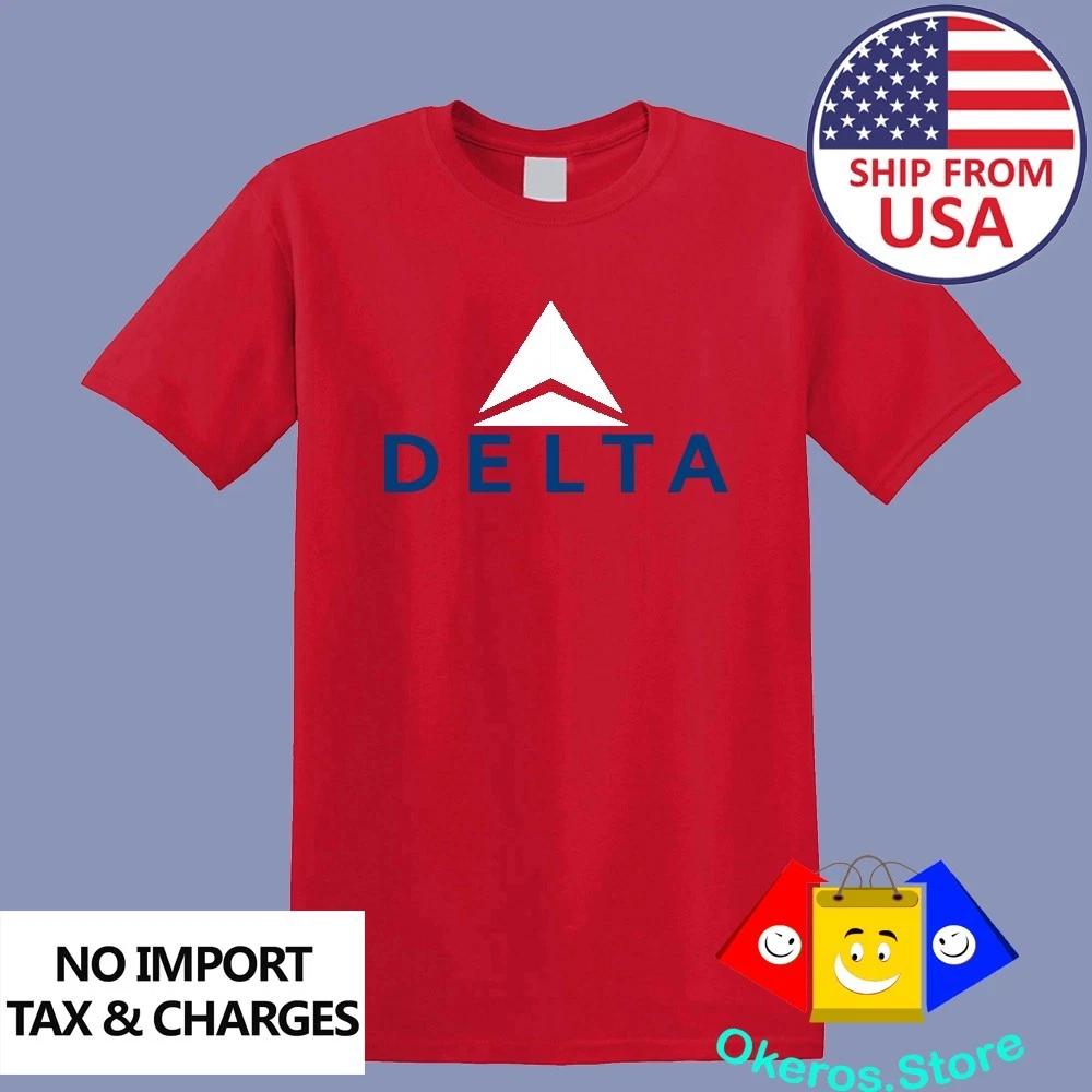 Delta Airlines Men s Red Size S to 5XL S