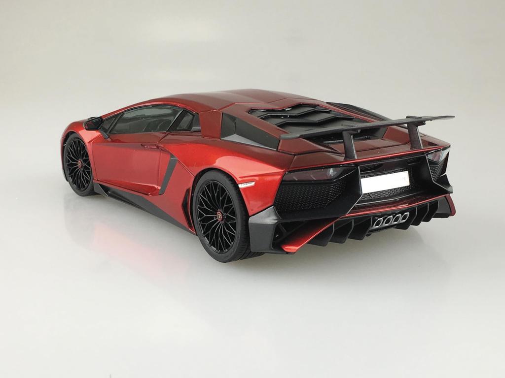 Aoshima Bunka Kyozai The Supercar 11 Lamborghini Aventador SV Maquette en plastique (AOSHIMA) Non. 1/24 '15 Pré-coloré