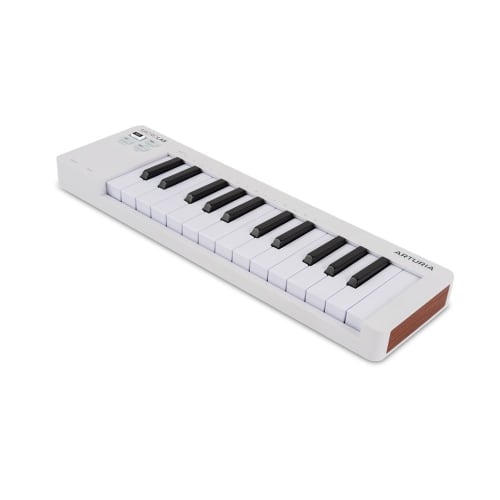 Arturia MicroLab MK3 Keyboard Controller, 25-Key, Velocity-Sensitive, High-Quality Slim Keyboard with USB-C Connection, White (MICROLAB MK3 WH)