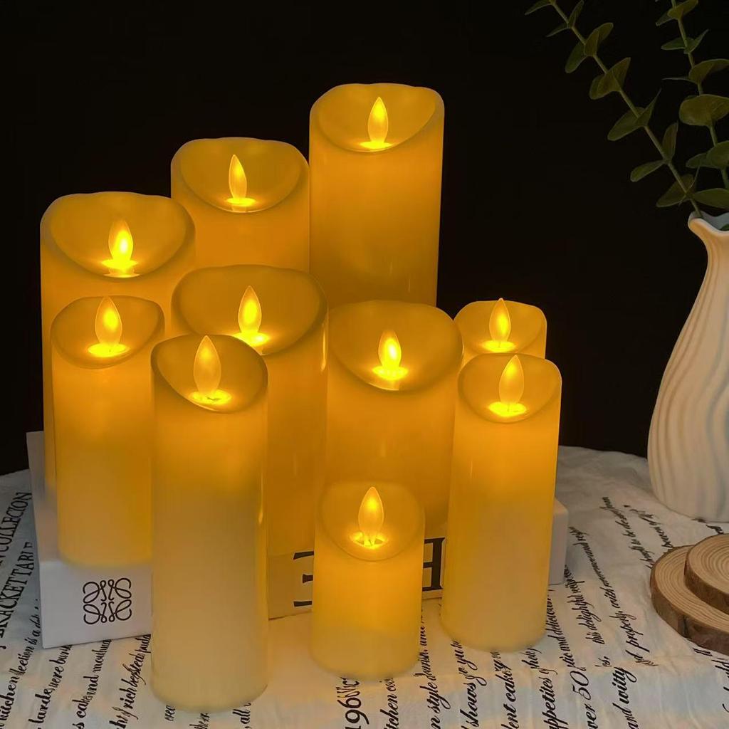 LED-Schwingkerzenlicht mit Fernbedienung für Hochzeiten, Partys & Restaurants