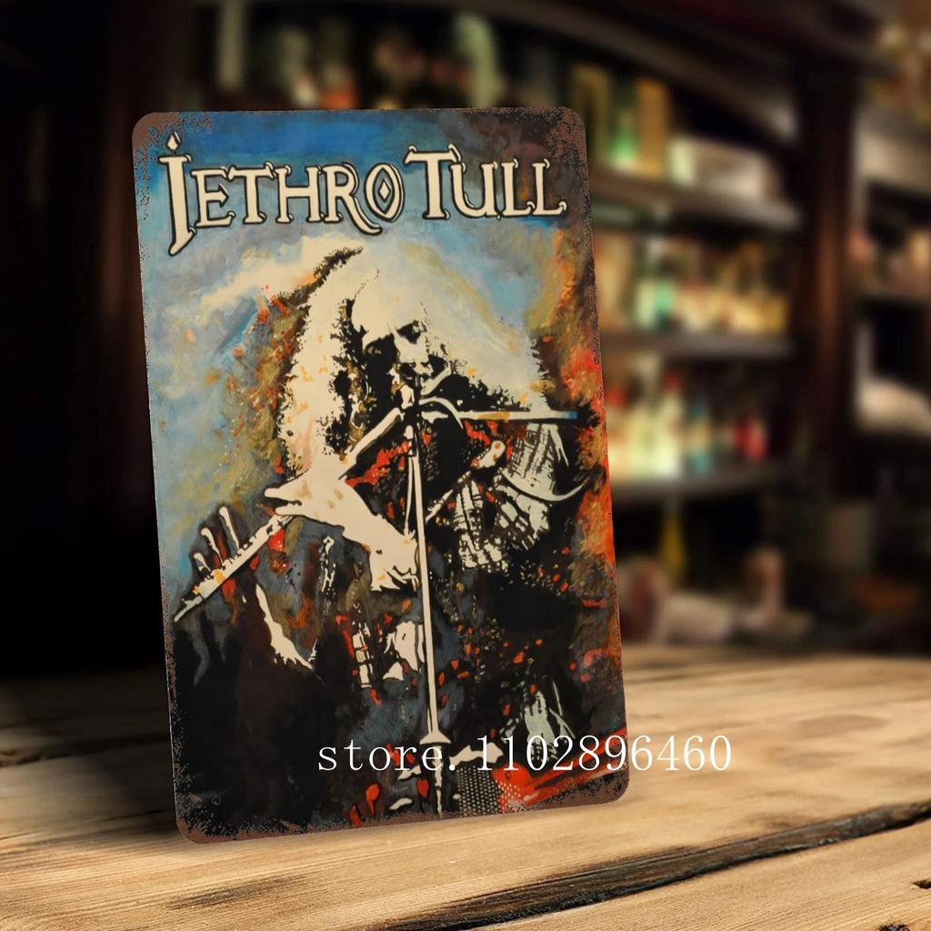 Jethro Tull Metal Plaques & Signs wall decor Vintage Tin Signs Captain Metal Poster Decor for Bar Pub Club Wall Decoration