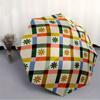 1pc Gingham Stars Auto Open/Close Umbrella with Windproof, Functional Design, 8-Rib Sturdy Canopy