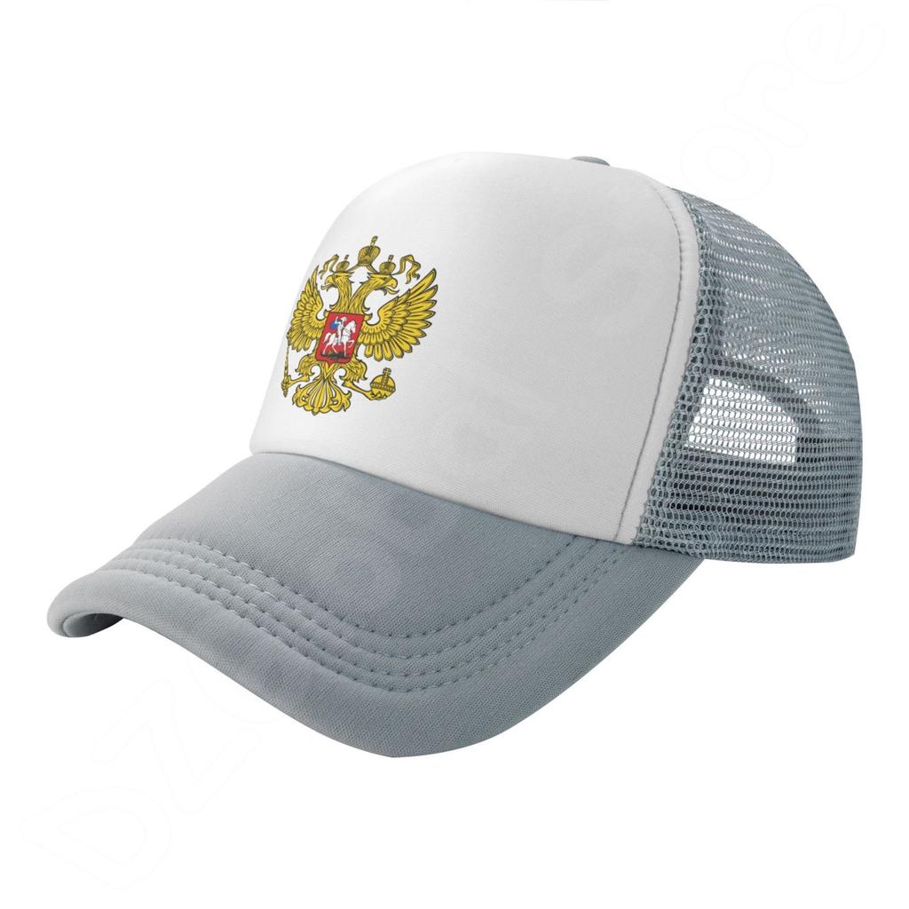 Nationales Emblem der Russischen Föderation, Baseballkappen, Wappen Russlands, Nickel-Adler, Baumwolle, Outdoor-Sport, Papa-Mütze, Trucker-Mütze