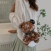 Sac à main drôle 2025 design de mode japonaise soft girl mignon poupée de dessin animé poupée sacs chaîne sac à bandoulière