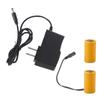 3V LR14 C Dummy Battery C Size Battery Eliminators Cable Replace 2Pcs 1.5V C Batteries for LED Light Electronic Toy