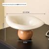 Lotus Leaf Ceramic Drainer Fruit Bowl