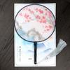 Classical Double-Sided Translucent Han Dynasty Dance Performance Forest Fan