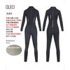 3mm Full Body Wetsuit Men Women Scuba Diving Snorkeling Freediving Surfing Warmth Protection Long Sleeve Chloroprene