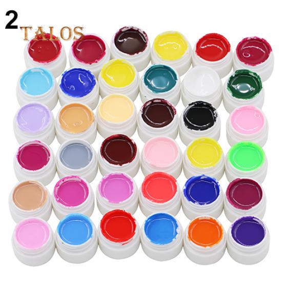 

30/36 шт. разноцветный УФ-гель для дизайна ногтей, чистый профессиональный красочный УФ-гель для ногтей, набор для ухода за ногтями one size