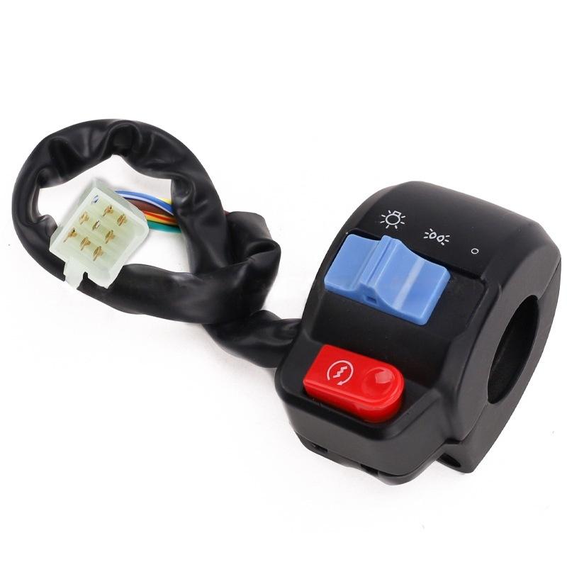 1/2Pcs Electric Bike Scooter Handlebar Switches Motorcycle Horn Button Turn Signal Button Switche Control For Gy6 50Cc 125Cc