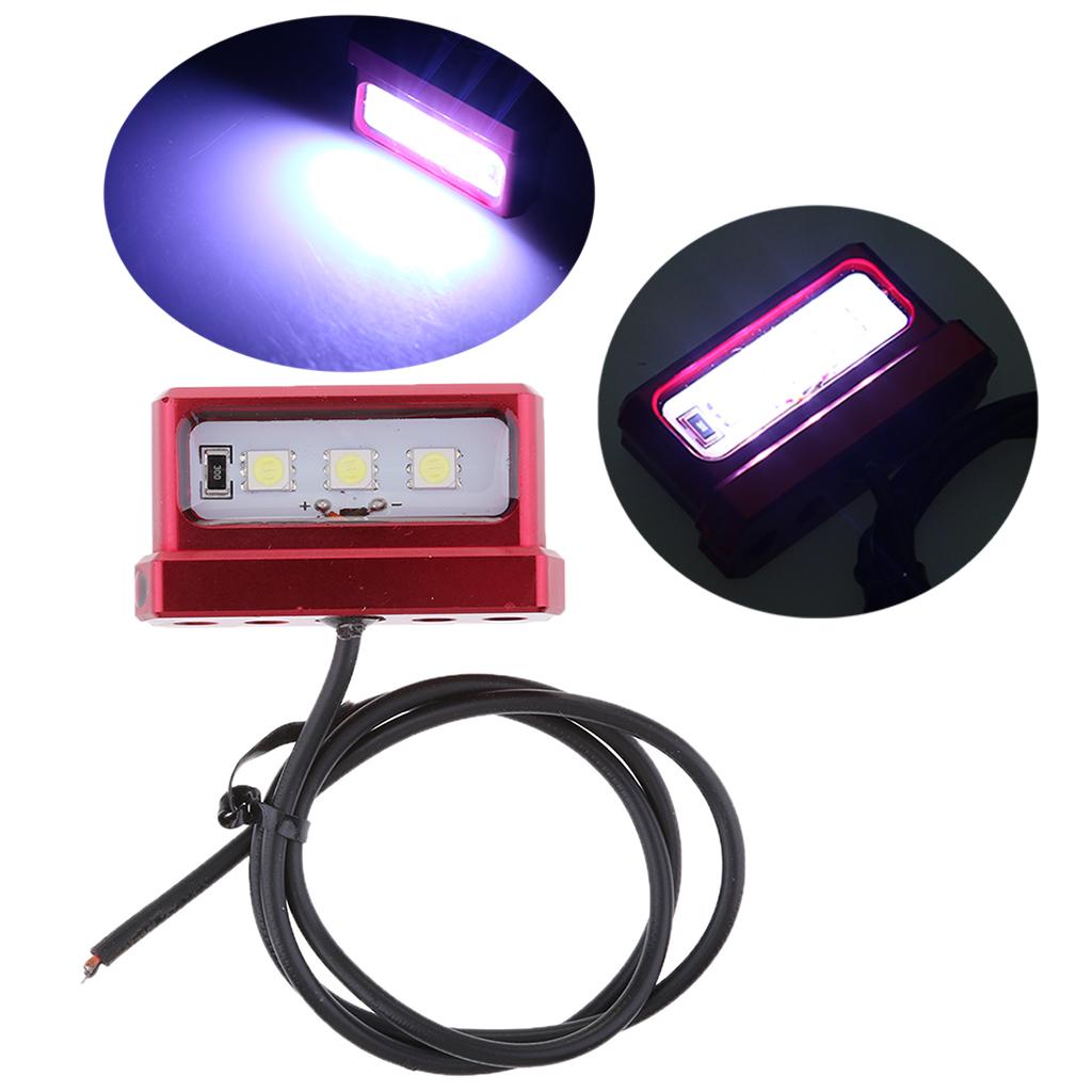 Tail Lamp LED License Plate Light Lamps -3 bright bulb for Kawasaki Z800 R1 R6 MT07 MT09