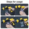 Car Washer Sprayer Water Gun Auto Foam Lance Nozzle Jet 3 Grades Adjustable High Pressure Portable Wash Tools