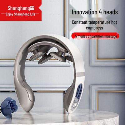 Shangheng Multifunction Neck and Shoulder Massager with Heat CN Plug (adapter Included)