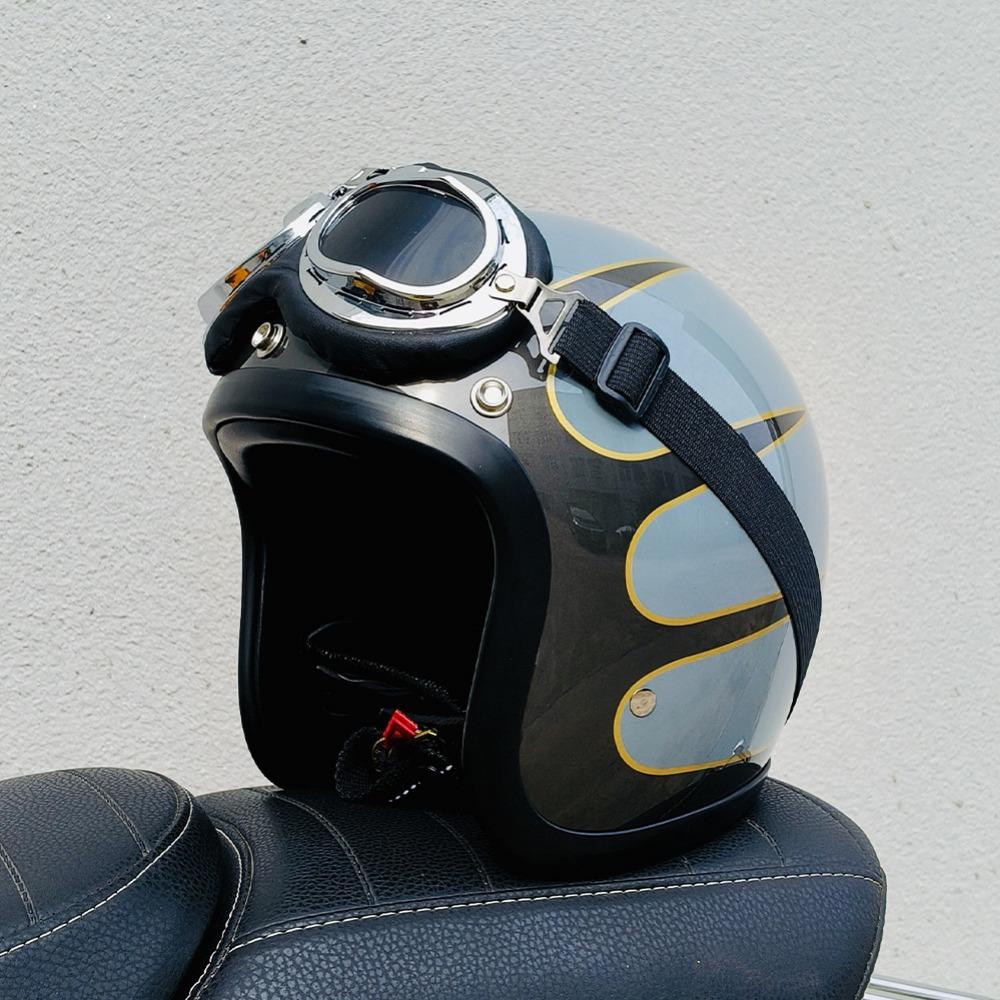 Helmet Half Helmet Retro Helmet Fiberglass Motorcycle Helmet