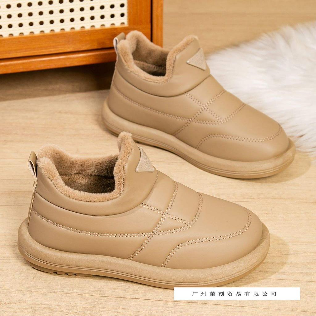 Four Seasons New Products Four Seasons Lamb Warm Waterproof Non-slip Shock Absorbing Snow Women's Cotton Boots Mom Love Shoes Boots