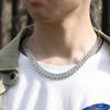 12mm Full Diamond Hip Hop Necklace: Men's Punk Retro Ins Style Exclusive