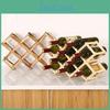 Wooden Red Folding Creative Durable Wine Rack Holder Grape Liquor Home Supply