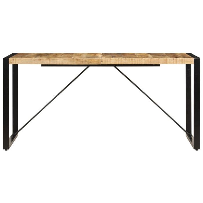 VidaXL Table de salle à manger 160x80x75 cm Bois de manguier massif