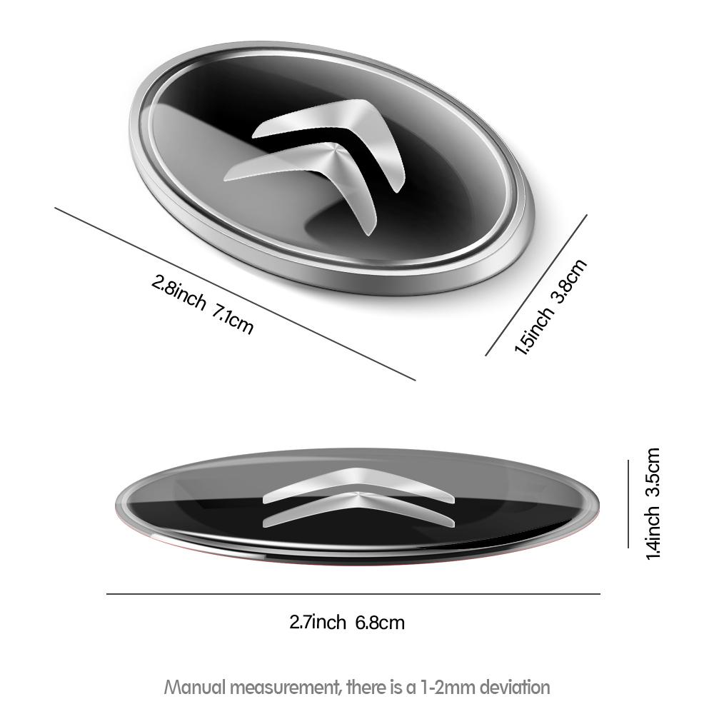 Auto Styling 3D Aluminium Emblem Auto Dekoration Karosserie Aufkleber für Citroen C1 C2 C3 C4 C4L C5 C6 C7 C8 VTS C-ELYSEE Berlingo