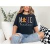 Music Teacher Christmas T Shirt Gingerbread Holiday for Educators Xmas Lovers Him
