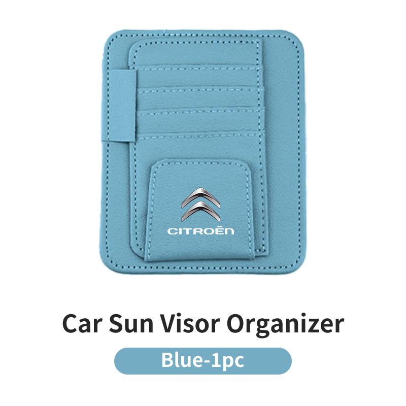 Car Sun Visor Card Holder Multifunctional For Citroen C4 C3 C5 C1 C2 Berlingo Celysee Cactus Picasso Aircross Saxo Grand