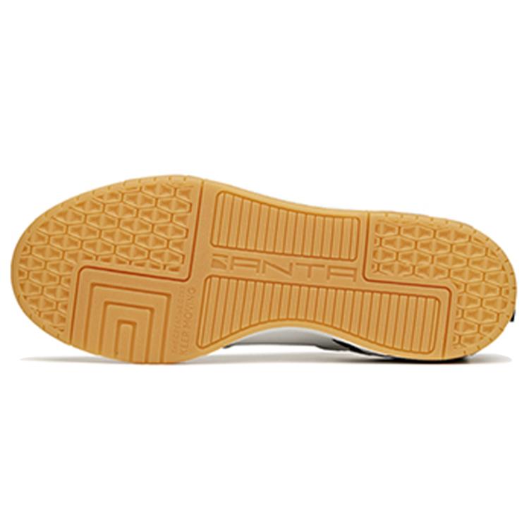 Anta Copertura in Ecopelle Antiscivolo, Resistente all'Abrasione, Leggerezza Scarpe da Skateboard Basse Uomo 112228081R-4