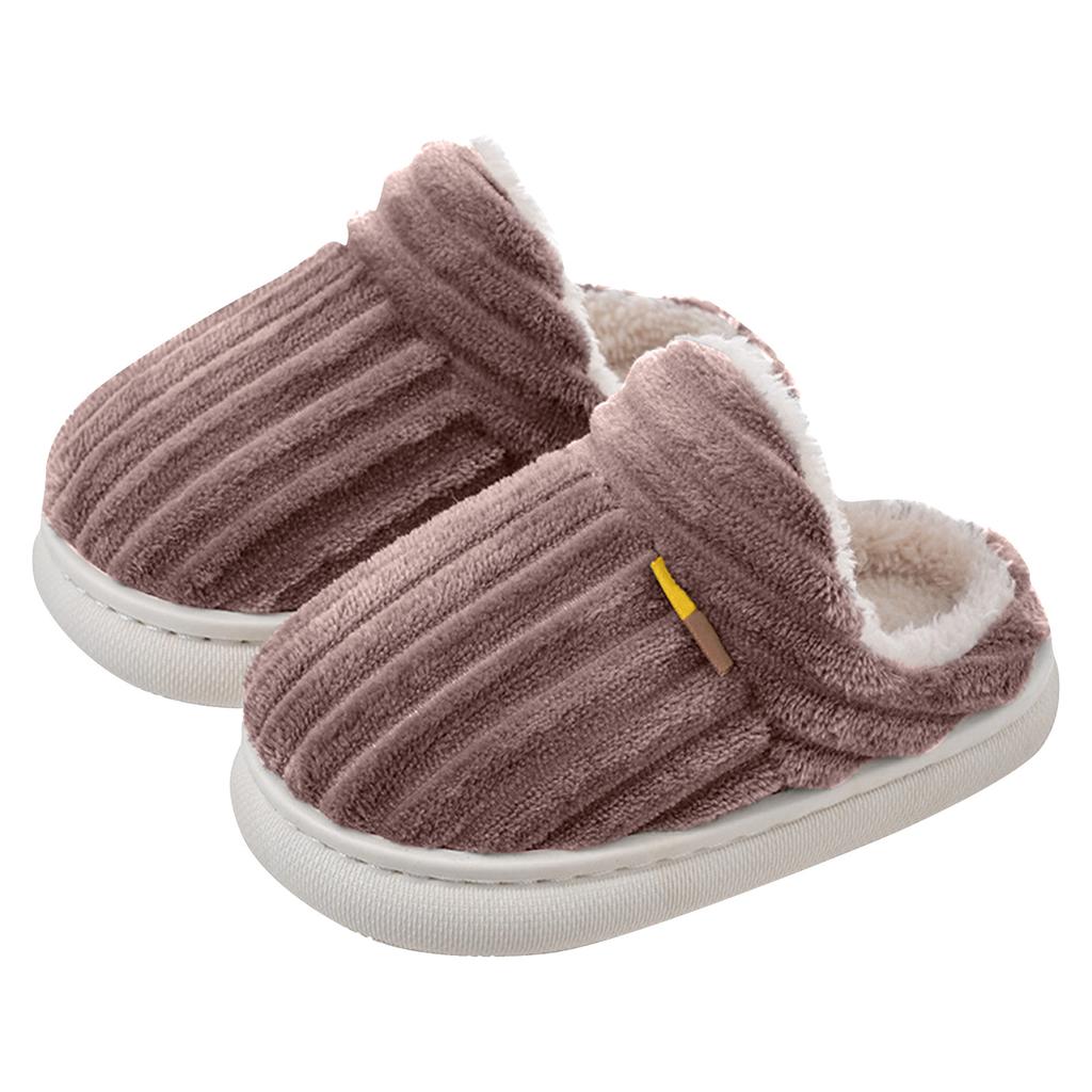 Kinder Winter Warme Hausschuhe Mädchen Plüsch Weich Bequem Indoor Hausschuhe Warm Und Nicht- Für Baby